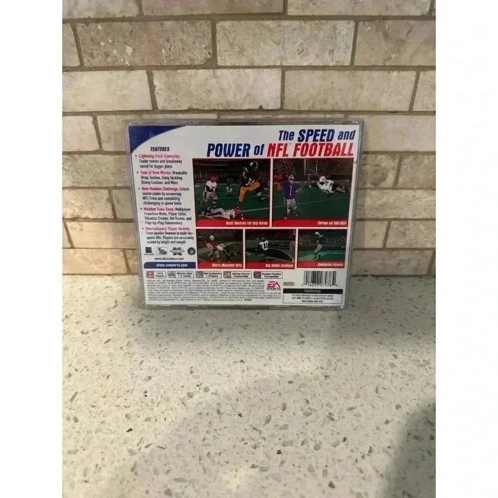 Madden 2000 For PlayStation 1‎
